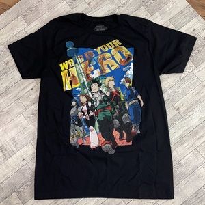 MY HERO ACADEMIA “Who Is Your Hero?" T-Shirt, M